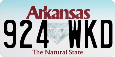 AR license plate 924WKD