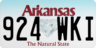 AR license plate 924WKI