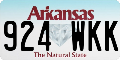 AR license plate 924WKK