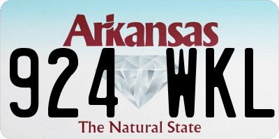 AR license plate 924WKL