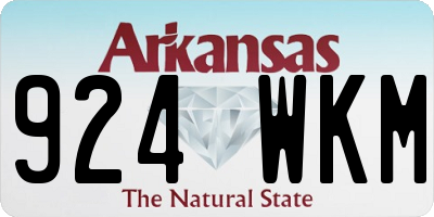 AR license plate 924WKM