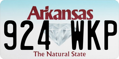 AR license plate 924WKP