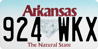 AR license plate 924WKX