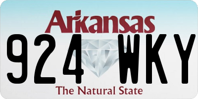 AR license plate 924WKY