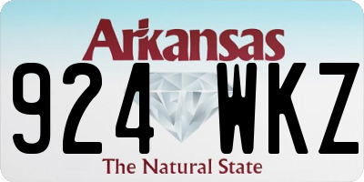 AR license plate 924WKZ