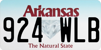 AR license plate 924WLB