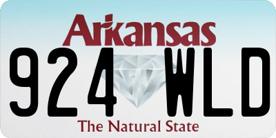 AR license plate 924WLD