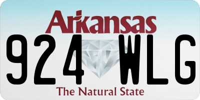 AR license plate 924WLG