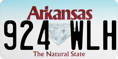 AR license plate 924WLH