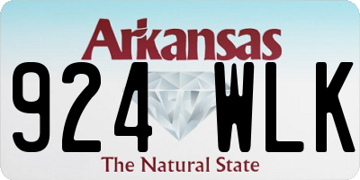 AR license plate 924WLK