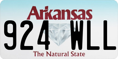 AR license plate 924WLL