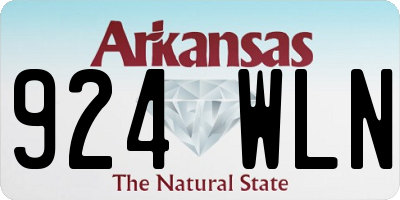 AR license plate 924WLN