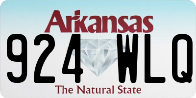 AR license plate 924WLQ