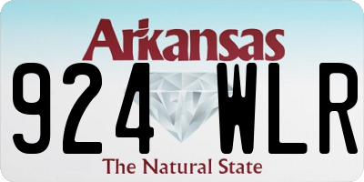 AR license plate 924WLR