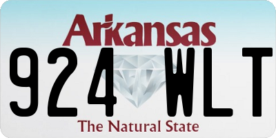 AR license plate 924WLT