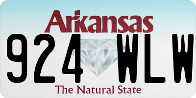 AR license plate 924WLW