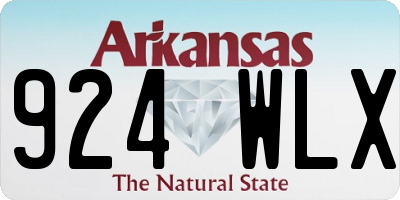 AR license plate 924WLX