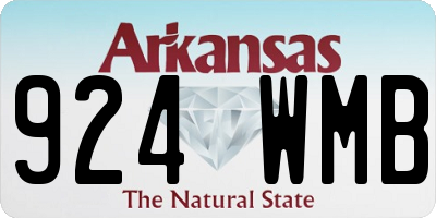 AR license plate 924WMB