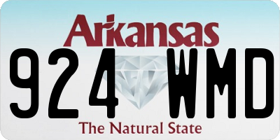 AR license plate 924WMD
