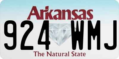 AR license plate 924WMJ