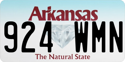 AR license plate 924WMN