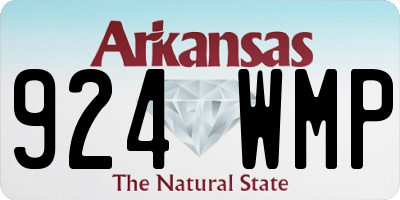 AR license plate 924WMP
