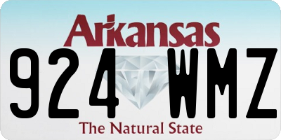 AR license plate 924WMZ