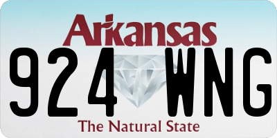 AR license plate 924WNG