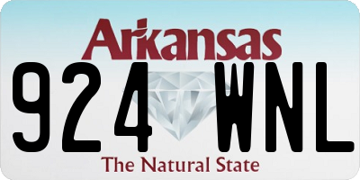 AR license plate 924WNL