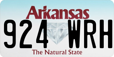 AR license plate 924WRH