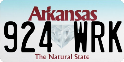 AR license plate 924WRK