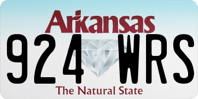AR license plate 924WRS