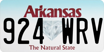 AR license plate 924WRV