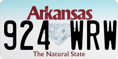 AR license plate 924WRW