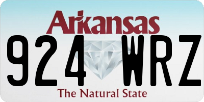AR license plate 924WRZ