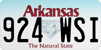 AR license plate 924WSI