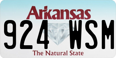 AR license plate 924WSM