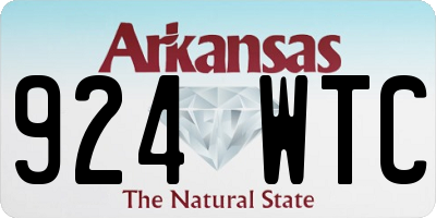 AR license plate 924WTC