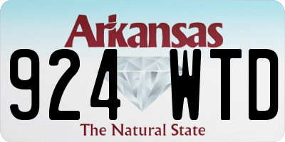 AR license plate 924WTD