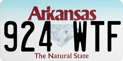 AR license plate 924WTF