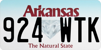 AR license plate 924WTK