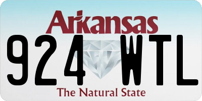 AR license plate 924WTL