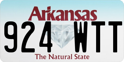 AR license plate 924WTT