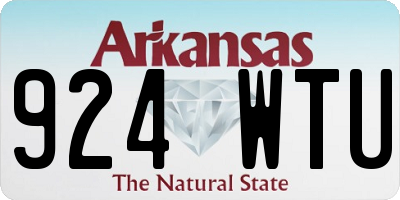 AR license plate 924WTU