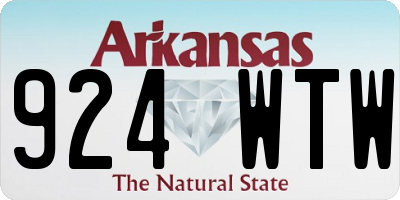 AR license plate 924WTW