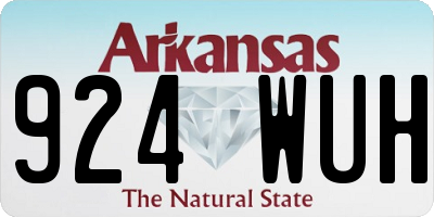 AR license plate 924WUH