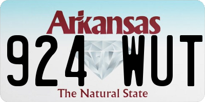 AR license plate 924WUT