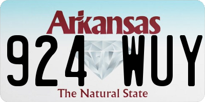 AR license plate 924WUY