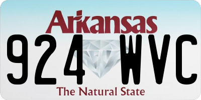 AR license plate 924WVC