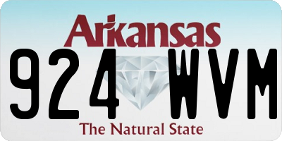 AR license plate 924WVM